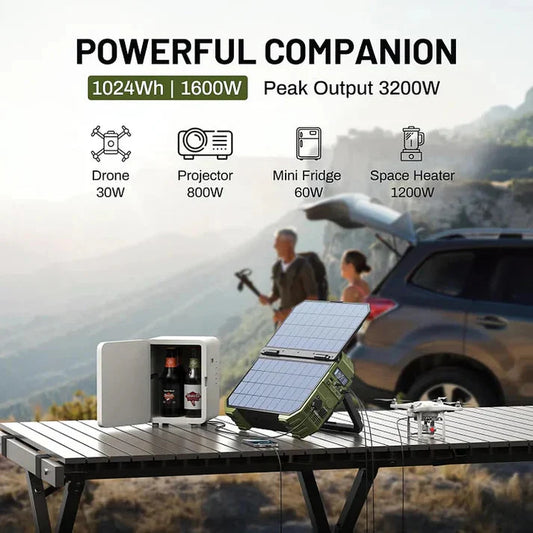 Charge Anywhere: Solar Generator for Life on the Go